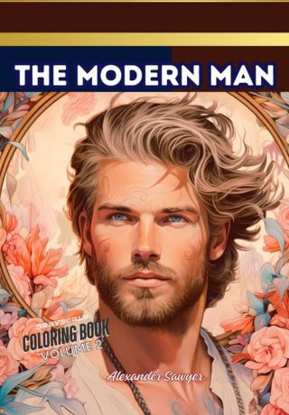 The Modern Men Coloring Book.  Volume 2